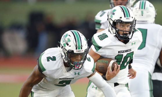 No. 2 Class 5A: Oklahoma City Bishop McGuinness Fighting Irish (3-1)